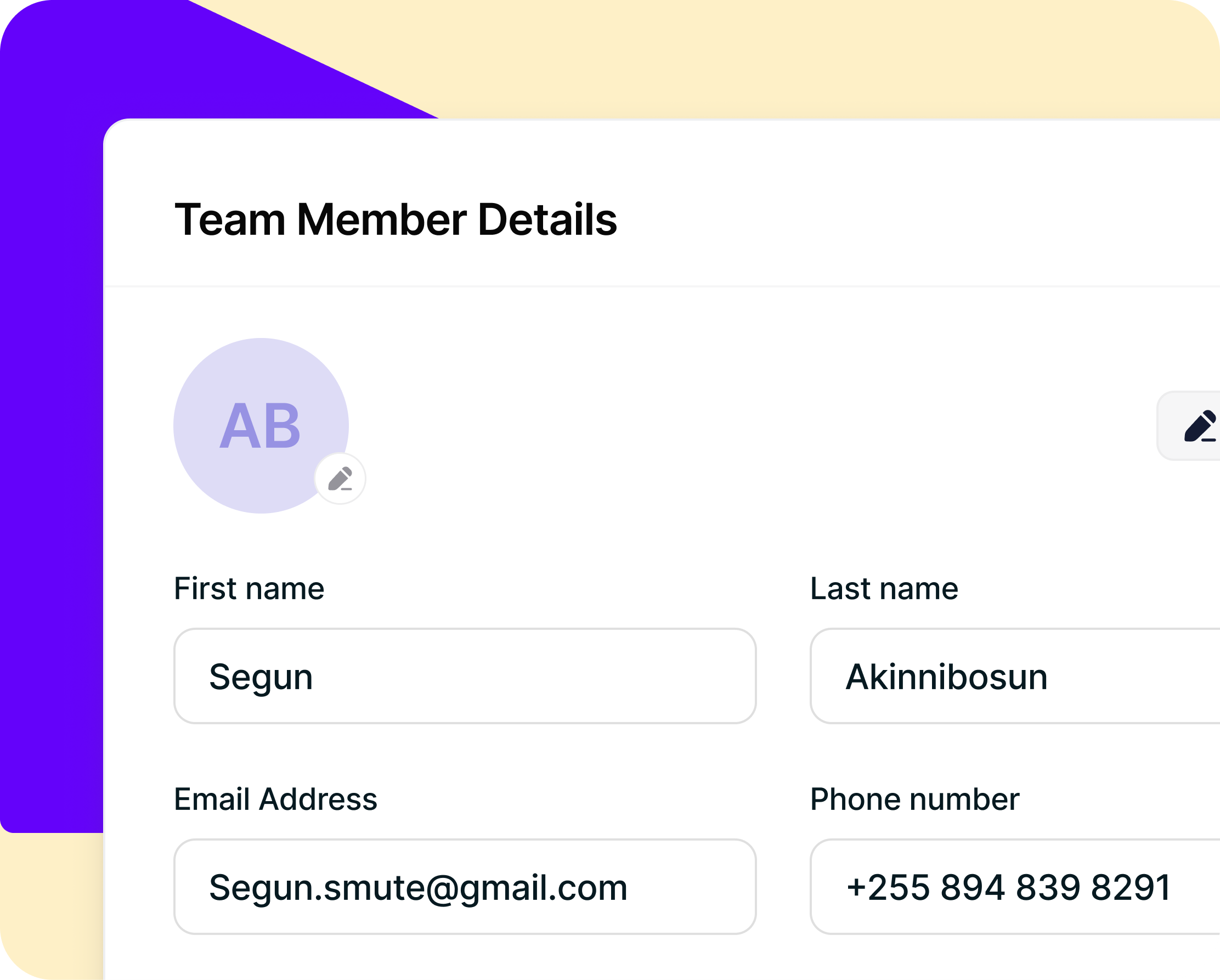 Invite your team